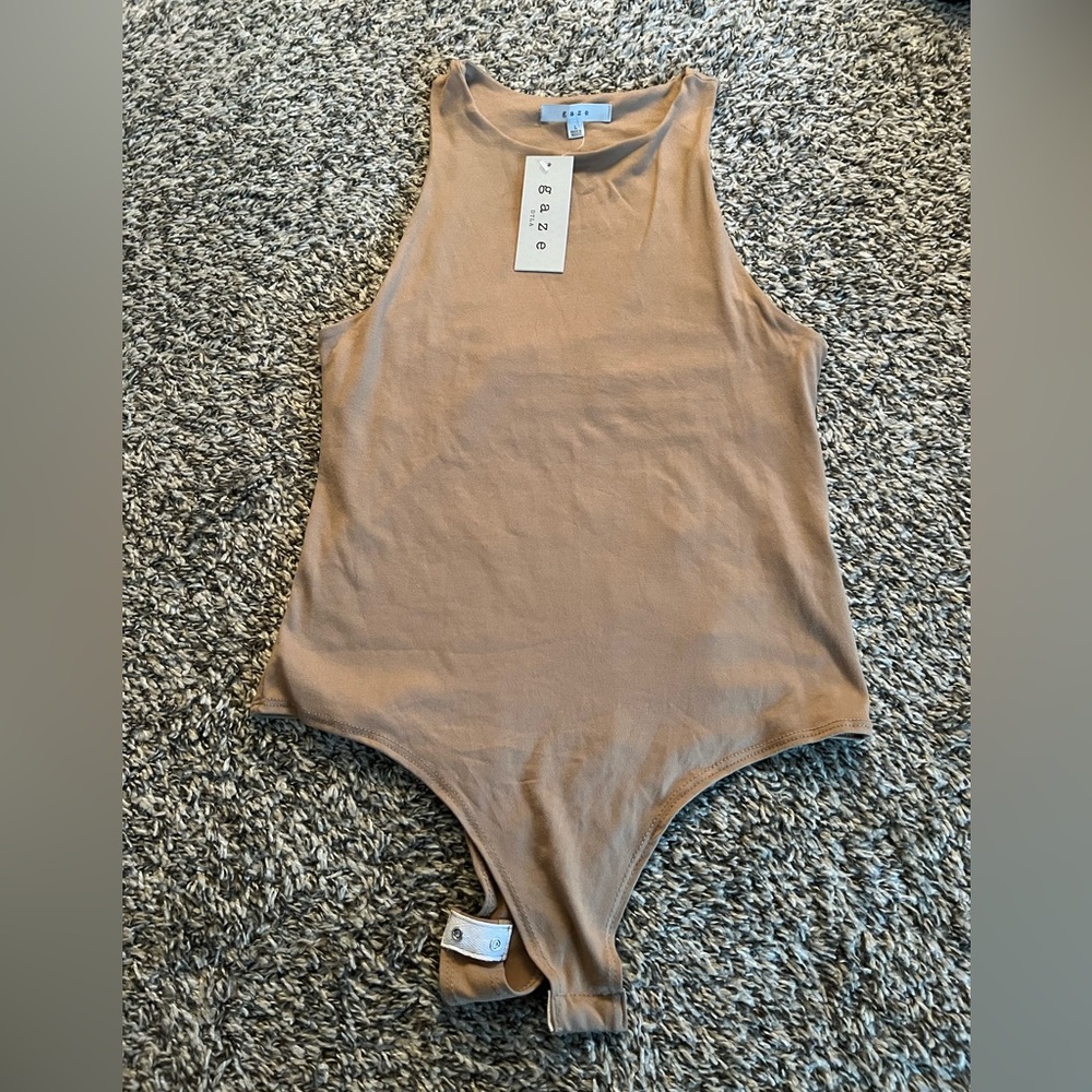 High Neck, Nude Bodysuit!